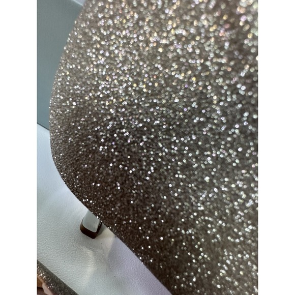 C.Paravano SZ 5.5 Sparkly Dress Shoes Pointed Toe Heel Glitter Heel Women's Pump - Picture 3 of 13